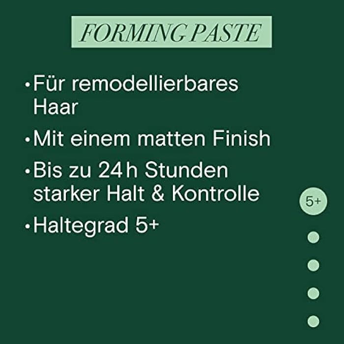 TAft Forming Styling Paste with Hold Level 5+ (75 ml), Hair Paste for Textured Styles in Undone Look, Controls Hair Styling up to 24 Hours - Image 2